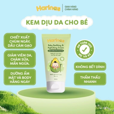 Combo 2 kem Harinas dưỡng ẩm dịu da cho bé - Giảm chàm sữa, eczema, mẩn ngứa, muỗi đốt, côn trùng cắn - 139.000đ 10