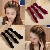 Combo 2 Kẹp Tóc Mini Lio Nhung Nơ Đỏ Đen Sang Trọng – Giá chỉ 12.000đ, Thời Trang Đi Chơi Tết 2