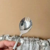 Combo 2 Muỗng Nĩa 2in1 Tiện Lợi Ăn Mì Bún Phở, Muỗng Trái Cây Độc Lạ Cán Dài 3
