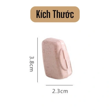Combo 2 Nắp Đậy Đầu Bàn Chải Đánh Răng PP Lúa Mạch - An Toàn, Tiện Du Lịch