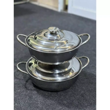 Combo 2 Nồi Lẩu Inox 22-24cm Đáy 3 Lớp - Dùng Gas & Hồng Ngoại, Quà Tặng 159k 2 Combo 2 Nồi Lẩu Inox 22-24cm Đáy 3 Lớp - Dùng Gas & Hồng Ngoại, Quà Tặng 159k 2