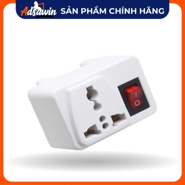 Combo 2 ổ cắm chuyển đổi 3 chấu kèm công tắc AW1 - Giá ưu đãi 127.000₫, an toàn, chất lượng 2