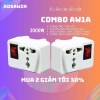 Combo 2 ổ cắm chuyển đổi đa năng Thailand có công tắc tắt bật - Chính hãng, giá ưu đãi
