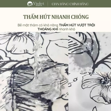 Combo 2 Thảm Bếp Silicon Cao Cấp Cực Thấm Hút, Họa Tiết Hoa Sang Trọng, Chống Trơn Trượt Giá Ưu Đãi 210.000 VND 4 Combo 2 Thảm Bếp Silicon Cao Cấp Cực Thấm Hút, Họa Tiết Hoa Sang Trọng, Chống Trơn Trượt Giá Ưu Đãi 210.000 VND 4