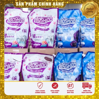 Combo 2 túi nước giặt Boshido cao cấp hương Pháp và hoa Anh đào 2x3,2L - 245k 2