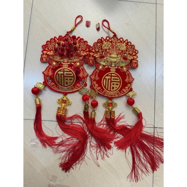 Combo 2 Túi Tiền Đào Đông Dây Treo Đỏ May Mắn – Hút Tài Lộc Năm Mới Tết 2.026 Giá Ưu Đãi 59.000 VND 7