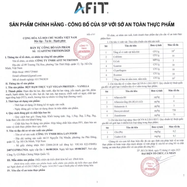 Combo 2 Xô Bột Dinh Dưỡng AFit Vegan + Shaker Quà Tặng - Giảm 22% - Chỉ 792.000 đồng 8