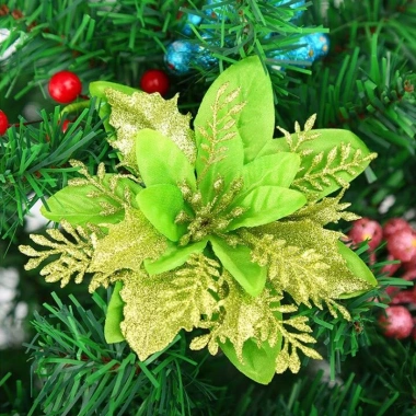 Combo 20-50 bông Hoa Trạng Nguyên Đỏ Vàng, Cành sung Trang Trí Cây Thông Noel - Giỏ quà Tết 38k