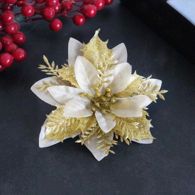 Combo 20-50 bông Hoa Trạng Nguyên Đỏ Vàng, Cành sung Trang Trí Cây Thông Noel - Giỏ quà Tết 38k