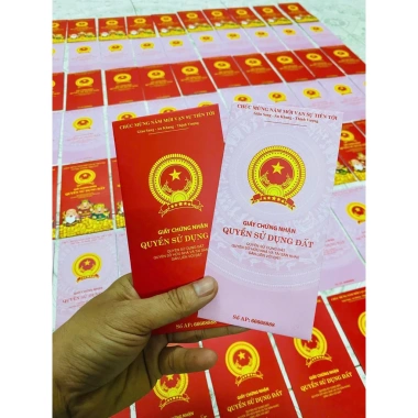 Combo 20 bao lì xì sổ BĐS cáng màng mờ sang xịn, đẹp - Giá chỉ 69.000đ 2