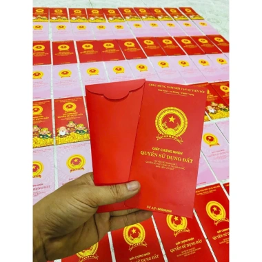 Combo 20 bao lì xì sổ BĐS cáng màng mờ sang xịn, đẹp - Giá chỉ 69.000đ 3