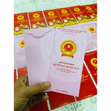 Combo 20 bao lì xì sổ BĐS cáng màng mờ sang xịn, đẹp - Giá chỉ 69.000đ 4