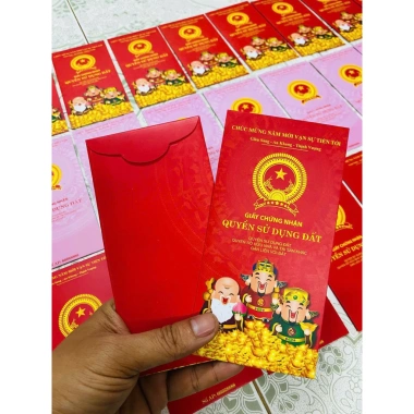 Combo 20 bao lì xì sổ BĐS cáng màng mờ sang xịn, đẹp - Giá chỉ 69.000đ 5