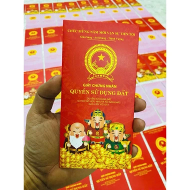 Combo 20 bao lì xì sổ BĐS cáng màng mờ sang xịn, đẹp - Giá chỉ 69.000đ 9