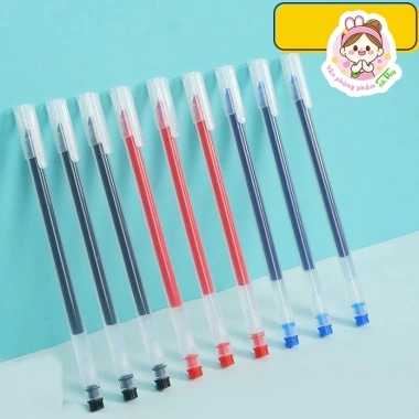 Combo 20 Bút Gel & Bút Bi Mực Nước Vỏ Trong Ngòi 0.5mm Dành Cho Học Sinh - Giá Ưu Đãi 28.000đ 5