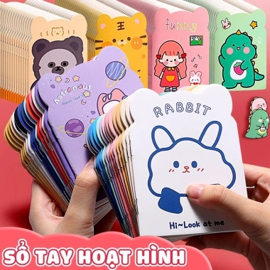 Combo 20 cuốn sổ tay kẻ ngang họa tiết đáng yêu - Sổ note mini nhỏ gọn, dễ mang theo, quà tặng văn phòng phẩm học sinh