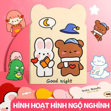 Combo 20 cuốn sổ tay kẻ ngang họa tiết đáng yêu - Sổ note mini nhỏ gọn, dễ mang theo, quà tặng văn phòng phẩm học sinh