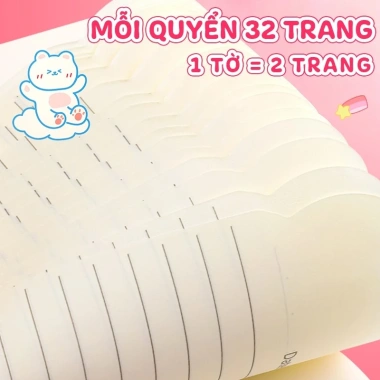 Combo 20 cuốn sổ tay kẻ ngang họa tiết đáng yêu - Sổ note mini nhỏ gọn, dễ mang theo, quà tặng văn phòng phẩm học sinh