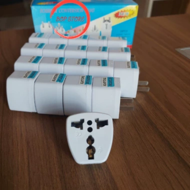 Combo 20 ổ chuyển đổi 3 chân sang 2 chân - Phích cắm đa năng, chỉ 90.000đ