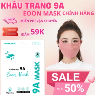 Combo 200 Cái Khẩu Trang 9A EOON MASK Chống Nắng, Dày Dặn, Ôm Trọn Mặt 5