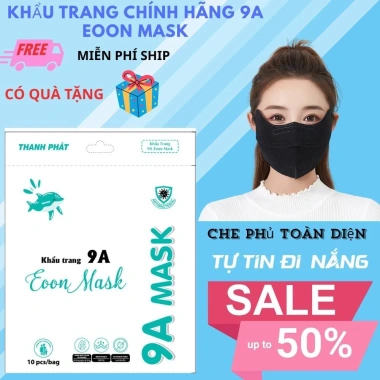 Combo 200 Cái Khẩu Trang 9A EOON MASK Chống Nắng, Dày Dặn, Ôm Trọn Mặt 10