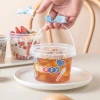 Combo 25 Xô Nhựa Mini 350ml-500ml Quai Nắp Đựng Charm Trà Sữa, Hoa Quả Dầm PP An Toàn Giá 27.850 VND