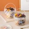 Combo 25 Xô Nhựa Mini 350ml-500ml Quai Nắp Đựng Charm Trà Sữa, Hoa Quả Dầm PP An Toàn Giá 27.850 VND 5