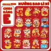 Combo 25/50/100 bao lì xì Tết 2.026 - chi bi phản quang dễ thương bé, chỉ 21.000 VND 10