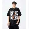 Combo 3 áo thun nam SNOOPY đỏ, BREAK đen, NAVA.R trắng form rộng cổ tròn giá chỉ 48.190₫ 3