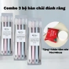Combo 3 bộ bàn chải đánh răng hộp bảo vệ: du lịch tiện, tặng 1 khăn tắm nén
