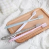 Combo 3 bộ bàn chải đánh răng hộp bảo vệ: du lịch tiện, tặng 1 khăn tắm nén 7