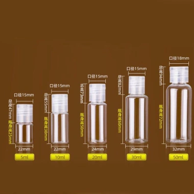 Combo 3 chai nắp bật đa cỡ 10-500ml - Giá chỉ 13.068 VND, tiết kiệm ngay 3