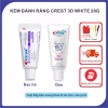 Combo 3 - Crest 3D 20g Vị Đào Bạc Hà - Làm Sạch Vết ố, Trắng Răng