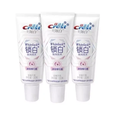 Combo 3 - Crest 3D 20g Vị Đào Bạc Hà - Làm Sạch Vết ố, Trắng Răng 3