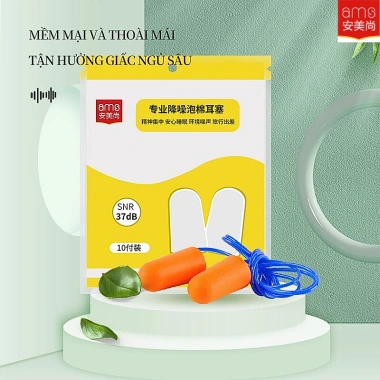 Combo 3 Đôi Nút Bịt Tai Chống Ồn 2 Tầng Ams - Giảm Tiếng Ồn 37dB, Giá chỉ 11.000 VND 7 Combo 3 Đôi Nút Bịt Tai Chống Ồn 2 Tầng Ams - Giảm Tiếng Ồn 37dB, Giá chỉ 11.000 VND 7