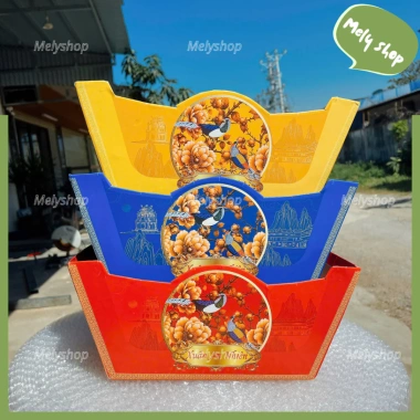 Combo 3 giỏ quà Tết 2.026 - Khay thuyền, giỏ thuyền đẹp, giảm giá 18%