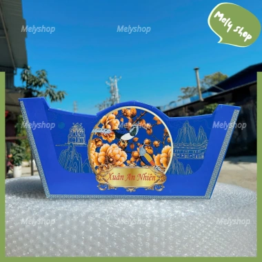 Combo 3 giỏ quà Tết 2.026 - Khay thuyền, giỏ thuyền đẹp, giảm giá 18%
