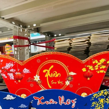 Combo 3 Giỏ Quà Tết 2.026 – Màng Co Đế Thuyền dày 3ly, Khay Thuyền Cứng Cáp, Hàng Đẹp