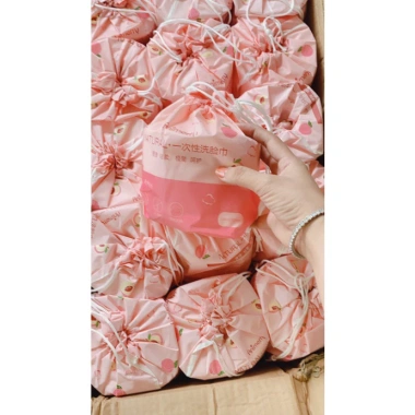 Combo 3 gói Khăn Mặt Khô PTLUXURY Đa Năng 1 Lần Lau Khô & Lau Ướt Giá 75k