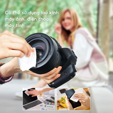 Combo 3 hộp 300 tờ Khăn Lau Kính Nano JYoohome: Chống bám hơi nước, sương mù, sạch mắt, giảm giá 18% 5