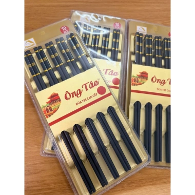 Combo 3 hộp Đũa Ông Táo Cao Cấp - Tre tự nhiên sang an toàn, giá 85.000 VND 3