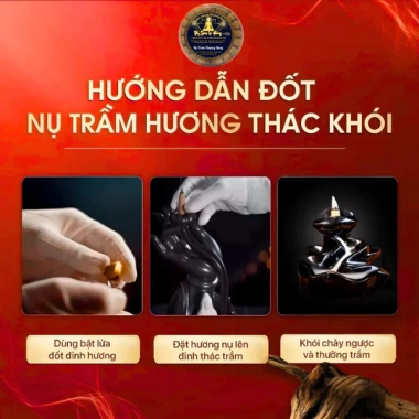 Combo 3 Hộp Nhang Nụ Trầm Loại 1 - Xông Nhà Lọc Không Khí, Thiền Định, Quà Tặng