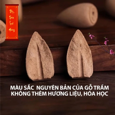 Combo 3 Hộp Nhang Nụ Trầm Loại 1 - Xông Nhà Lọc Không Khí, Thiền Định, Quà Tặng