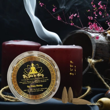Combo 3 Hộp Nhang Nụ Trầm Loại 1 - Xông Nhà Lọc Không Khí, Thiền Định, Quà Tặng