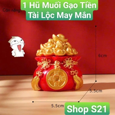 Combo 3 Hũ Đựng Gạo Muối Tiền Tài Lộc May Mắn Đặt Ban Thần Tài Ông Táo S21TT 19.000₫ 7 Combo 3 Hũ Đựng Gạo Muối Tiền Tài Lộc May Mắn Đặt Ban Thần Tài Ông Táo S21TT 19.000₫ 7
