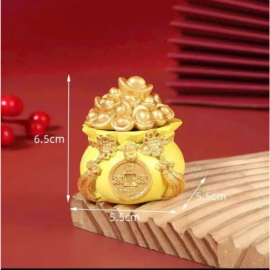 Combo 3 Hũ Đựng Muối Gạo Tiền Tài Lộc May Mắn - Ban Thần Tài, Ông Táo, TTBX