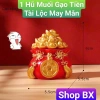 Combo 3 Hũ Đựng Muối Gạo Tiền Tài Lộc May Mắn - Ban Thần Tài, Ông Táo, TTBX 10