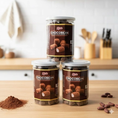 Combo 3 Hũ Kẹo Socola Ricta - Marshmallow phủ cacao, mềm dẻo, xốp, ít ngọt - Giá 165k