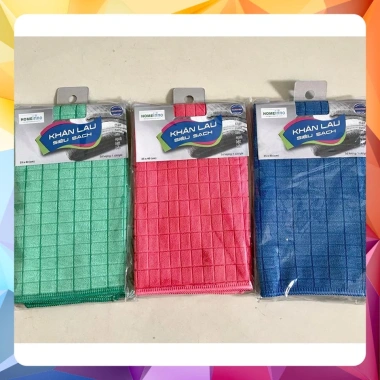 Combo 3 Khăn Lau Siêu Sạch Đa Năng Caro 35x40 - Giá Ưu Đãi 94.080đ Homeinno