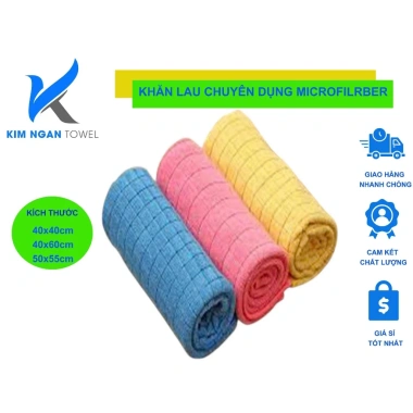 Combo 3 Khăn Lau Xe Đa Năng Kim Ngân Kẻ Ô Lau Kính Nội Thất Giá Ưu Đãi 62.310₫ 5
